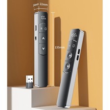 Penna telecomando clicker puntatore laser presentazione USB wireless Powerpoint