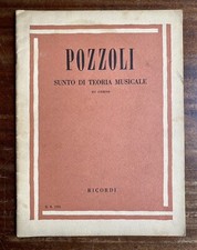Pozzoli - Sunto di Teoria Musicale II Corso - Ricordi E.R. 1095
