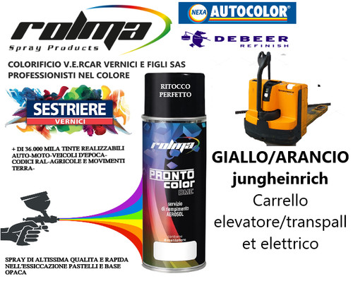 Jungheinrich giallo arancio - jungheinrich, giallo/arancio