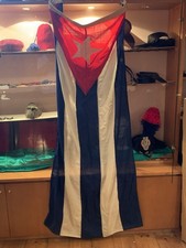 Bandiera di Cuba Autentica (Vintage) - Insegna Ufficiale dell'Ambasciata