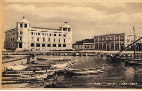 Cartolina siracusa palazzo - cartolina,