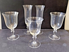 set 5 BICCHIERI in cristallo