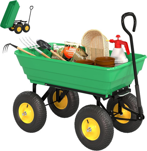 Carrello giardino 75l in - carrello,