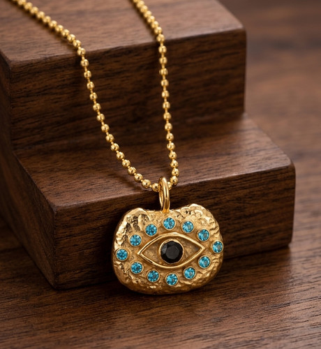 Collana ciondolo ottone - ciondolo,