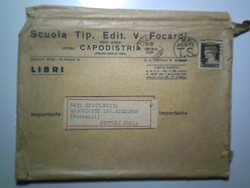 Busta viaggiata scuola tip - busta,