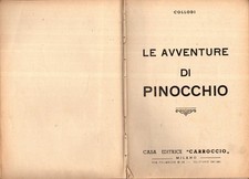 Le avventure di Pinocchio di Carlo Collodi - Carroccio 1942