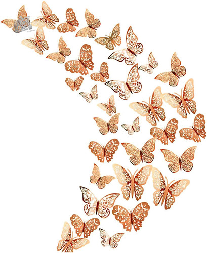 Adesivi murali farfalle - murali, 3d