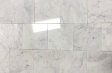 Pietra da rimodellamento lucida marmo di Carrara italiano 6x6 (1 piastrella) bordo pavimento T-79