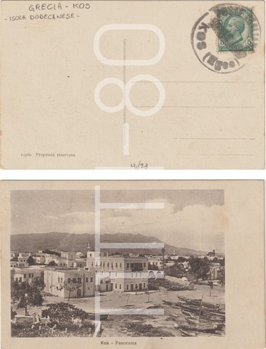 Timbro kos egeo poste italiane - egeo,