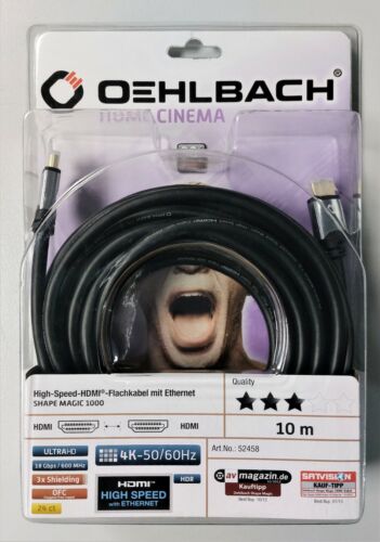Oehlbach cavo hdmi piatto - oehlbach,