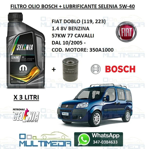 Filtro olio bosch lubrificante - olio,