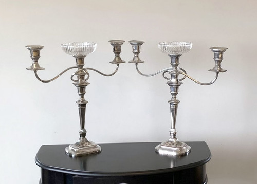 Candelabri argento rame - candelabri,