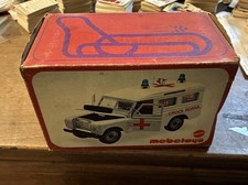 Mebetoys Mattel 1/25 Land Rover Croce Rossa Civile 4 Aperture Only Box!!