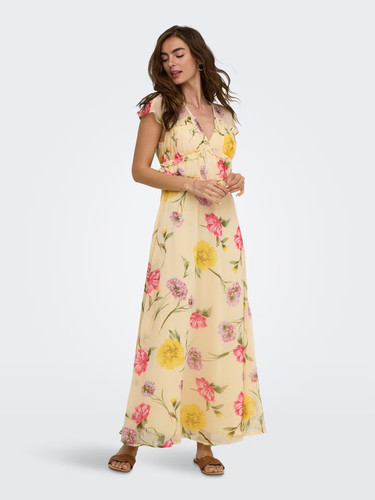 Vestito lungo estivo giallo - ​vestito,