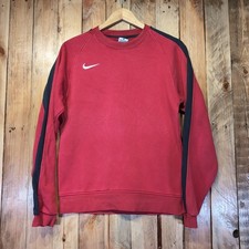 Felpa girocollo rossa Nike