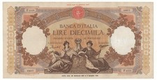 10000 LIRE  REPUBBLICHE MARINARE REGINE DEL MARE DECR 26/01/1957