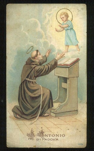 Santino holy card - santino,