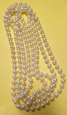 COLLANA PERLE BIANCHE NUOVO