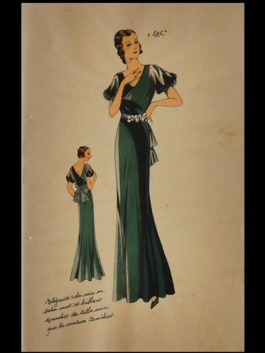 Abito moda art deco - moda,
