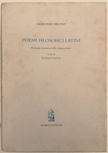 Poemi filosofici latini - poemi,