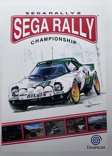 Sega rally poster promo - 2,