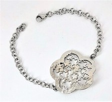 Bracciale donna in acciaio con