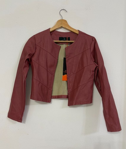 Pink faux leather - pink,