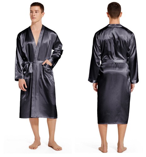 Pigiama uomo lungo raso - , seta