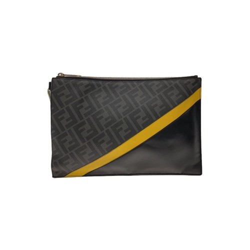 Borsa fendi pelle nera con - borsa,