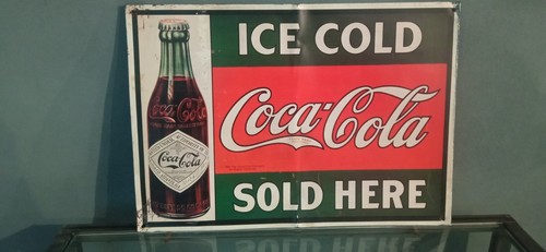 Insegna coca cola - coca, vintage