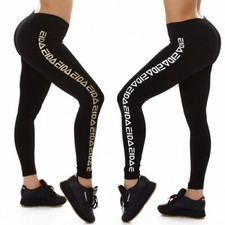 Donna Vita Alta Leggings Nero