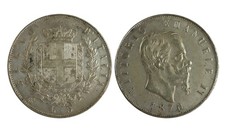 FALSO !!!  5 LIRE 1870 ROMA VITTORIO EMANUELE II° !!!
