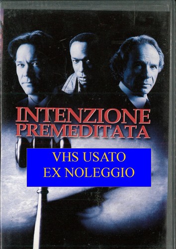 Intenzione premeditata vhs - intenzione,