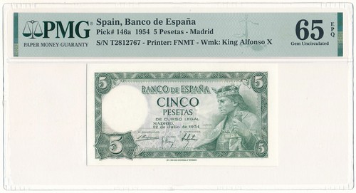 Spain pesetas 1954 pick - pesetas,