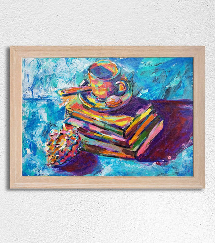 Quadro tazza caffè arte - quadro,