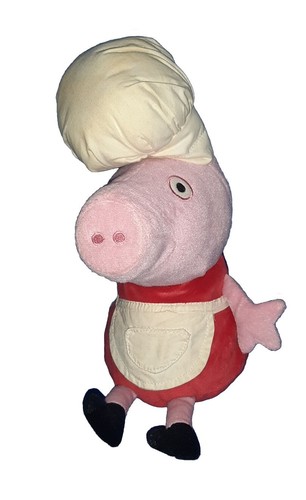 Peppa pig peluche cuoco - peppa,