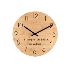 Orologio da parete in Legno