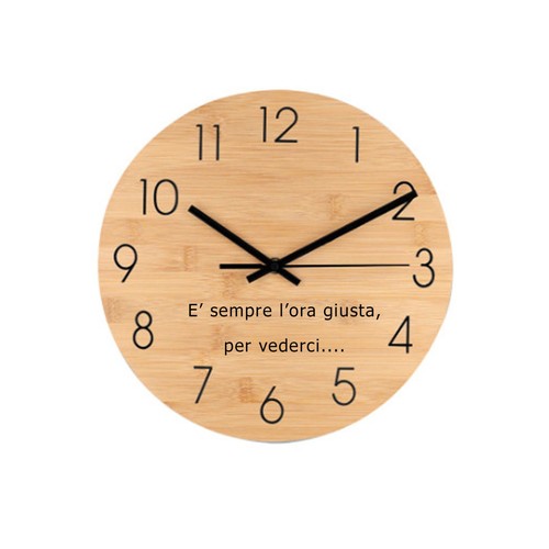 Orologio parete legno - orologio,