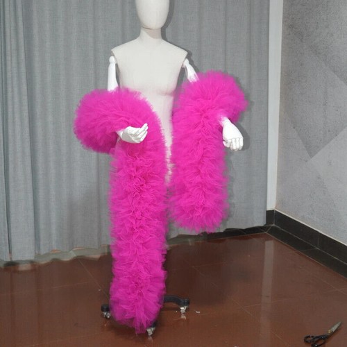 Scialle con volant tulle - scialle,