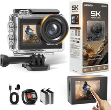 5K Action Cam 40M Fotocamera Subacquea Videocamera 24MP WiFi 170° Grandangolare 
