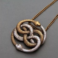 Collana ciondolo serpente
