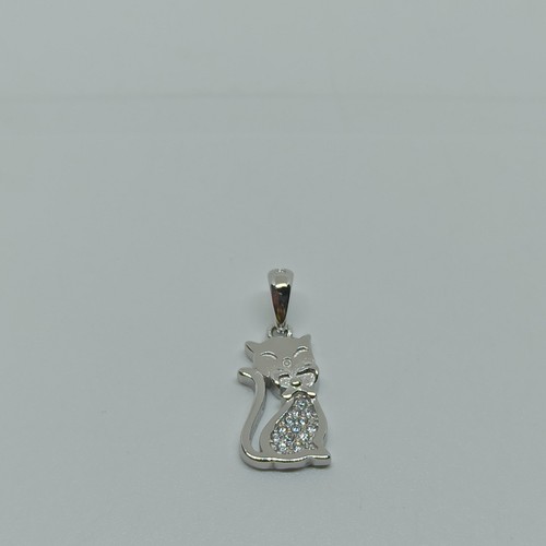 Ciondolo argento 925 gatto - ciondolo,