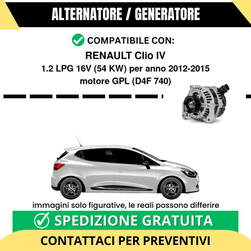 Alternatore renault clio - alternatore,
