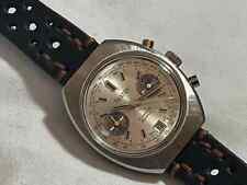 Wakmann gigandet x reston chronograph in acciaio vintage anni 60.man.cal.77/34