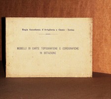 MODELLI DI CARTE TOPOGRAFICHE E COROGRAFICHE - GEOGRAFIA - GENIO MILITARE - 1940