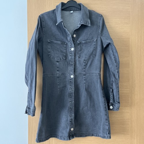 Abito zara denim antracite - abito,