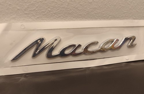 Scritta macan grigio argento - grigio,