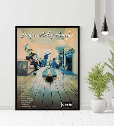 Oasis poster definitely maybe - oasis,