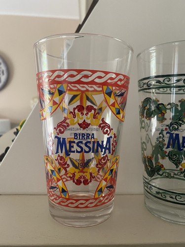 Bicchiere birra messina - bicchiere,