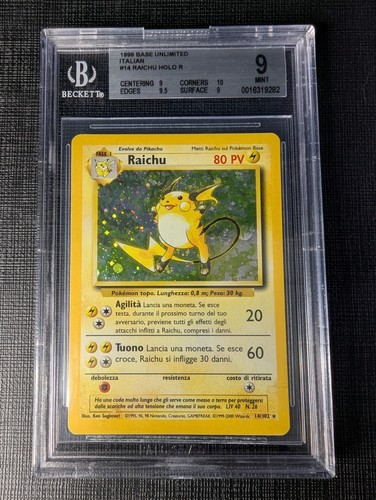 Beckett bgs raichu set - beckett, 9